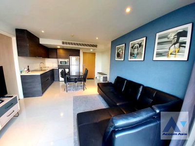 คอนโดให้เช่า : 🔼🔽 AccomA 📩 Pet friendly,Fully Furnished 2 BR Condominium @Downtown 49 (AA33065)