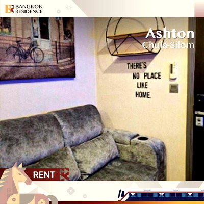 Condos for rent :  Condo For Rent⭐Ashton Chula-Silom, near MRT Samyan, 24K 1BR 26sqm 🌠 Fully Furnished, High Floor Unit 