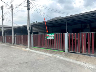 ทาวน์โฮม ระยอง : ทาวน์เฮ้าส์ 22.1 ตร.วา ปลวกแดง ระยอง 1.4M