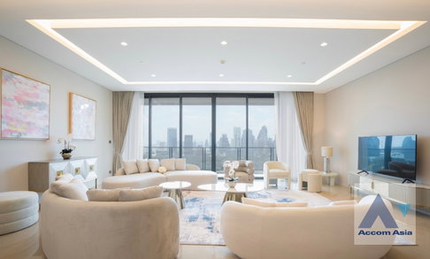 🔼🔽 AccomA 📩 Big Balcony,Penthouse 5 BR Condominium @The Residences at Sindhorn Kempinski Hotel Bangkok (AA40113)