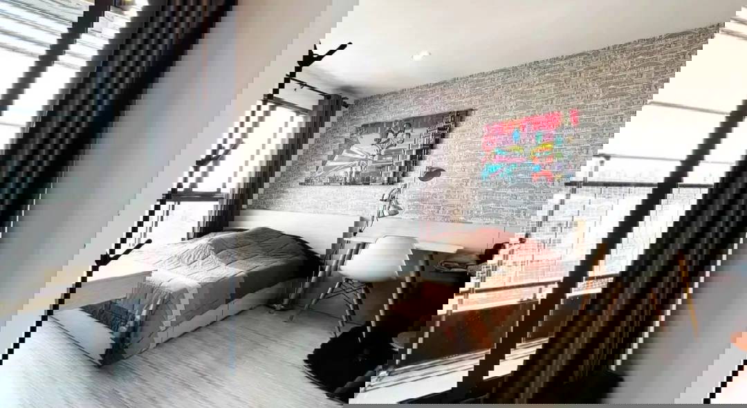 รูป ให้เช่าห้องคอนโดน่าอยู่ ที่ Ideo Mobi Sukhumvit Eastgate ใกล้Btsบางนา  - รูปที่ 4/5