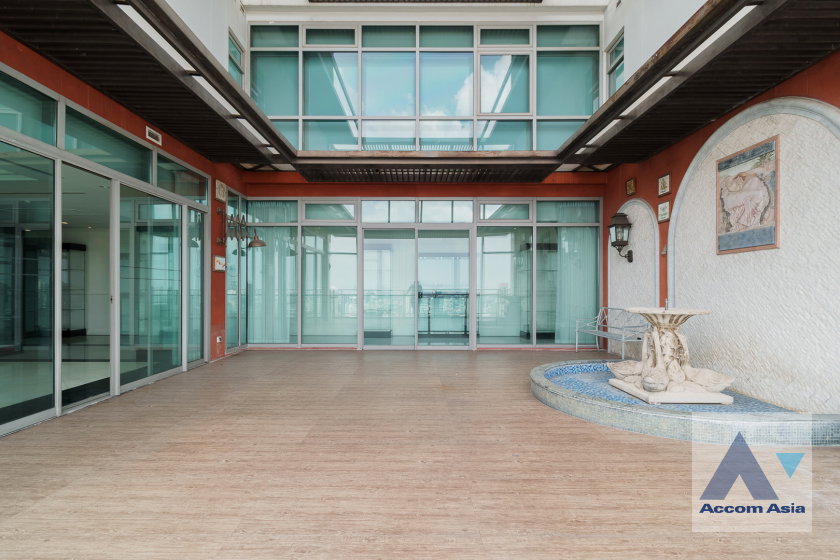 รูป 🔼🔽 AccomA 📩 Luxury spacious penthouse in Sukhumvit with a large balcony and stunning city views ( AA41519 ) - รูปที่ 4/20