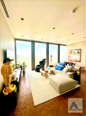 คอนโดให้เช่า : 🔼🔽 AccomA 📩 Fully Furnished,Riverside / River View,Pet friendly 2 BR Condominium @The Ritz Carlton Residences (AA45797)