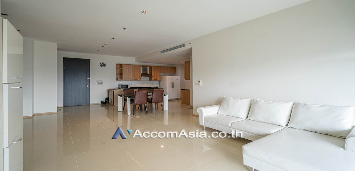 รูป 🔼🔽 AccomA 📩 White-tone condo with large balcony and skyline view (1519337) - รูปที่ 5/12