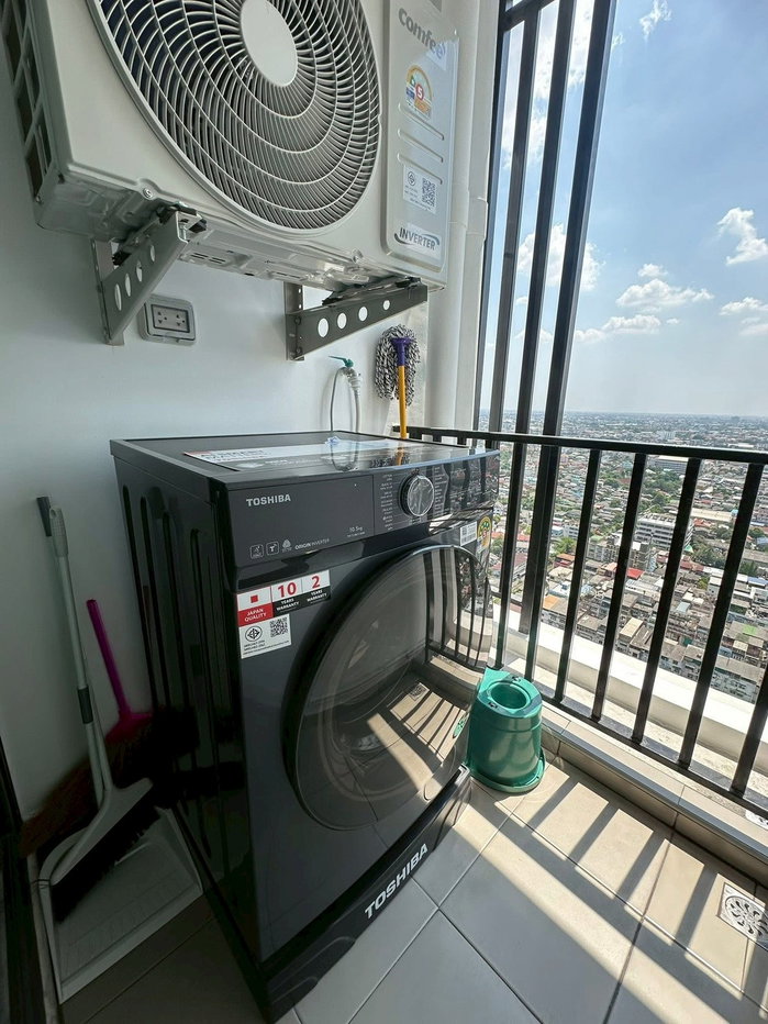 รูป 🏢 ให้เช่าคอนโด Regent Home Wutthakat 💰 ค่าเช่าห้อง 13,000📌 1 ห้องนอน 1 ห้องน้ำ 📌 ขนาด 26 ตร.ม ชั้น 34 (วิวพาโนรามา) อาคาร A 📌 เครื่องใช้ไฟฟ้าครบ - รูปที่ 1/11
