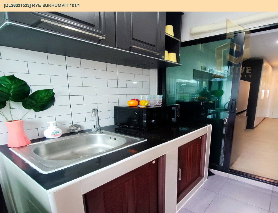 รูป DL26031533 ให้เช่าคอนโด ไรย์ สุขุมวิท 101/1 (RYE Sukhumvit 101/1) ใกล้ BTS ปุณณวิถี พร้อมเข้าอยู่ โทรด่วน 0614453194 LineID @162cjixi - รูปที่ 12/12