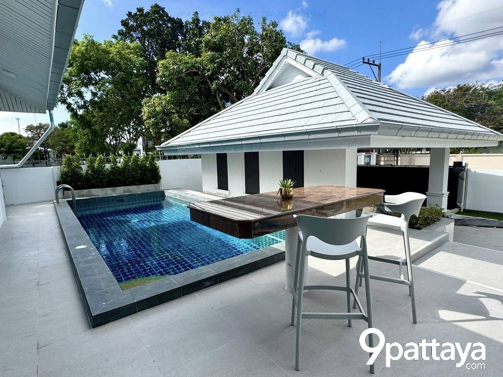 รูป พูลวิลล่าพัทยา – หมู่บ้านอินเพลส ซอยสยามคันทรีคลับ ✨ - รูปที่ 3/16