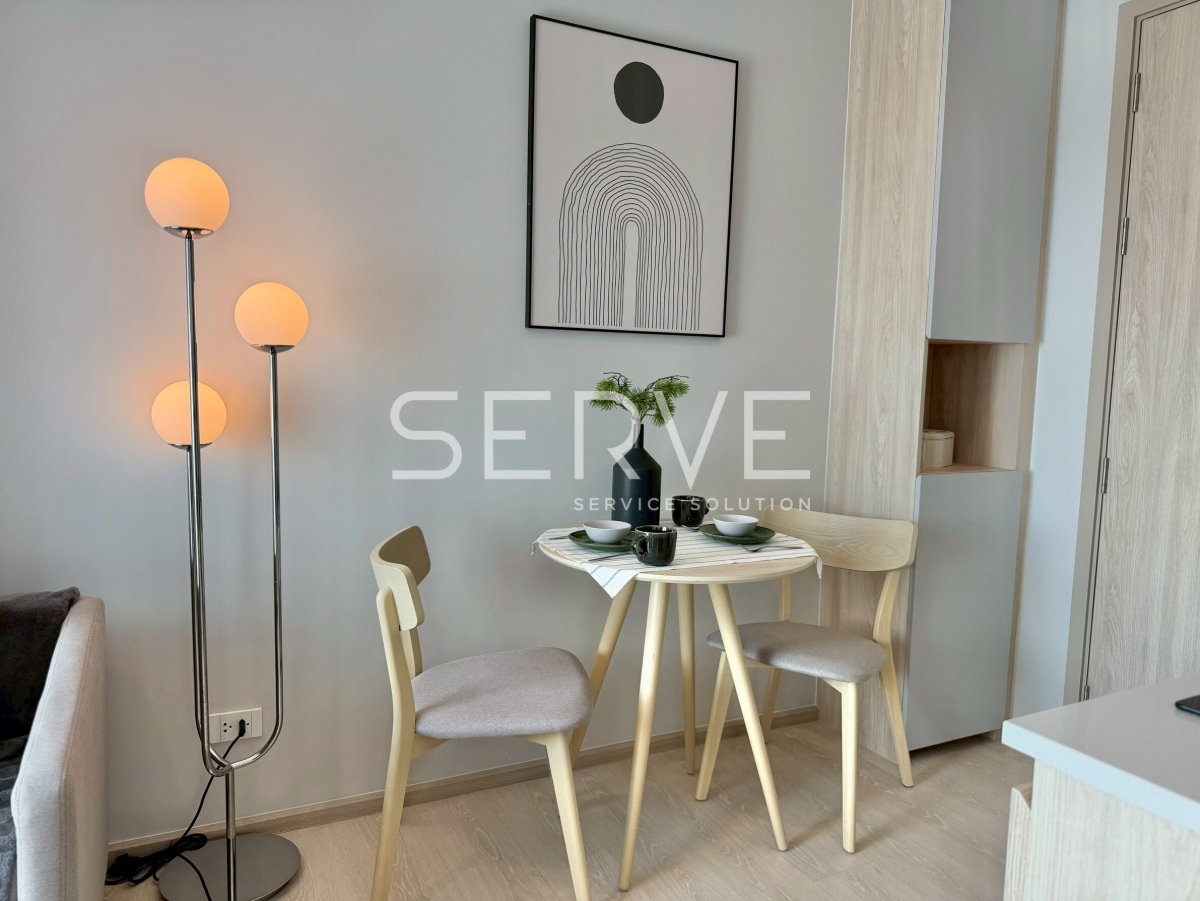 รูป 🔥ห้องใหม่แกะกล่อง 1นอน แต่งสวย  ราคาสุดคุ้ม ชั้นสูงสุด เฟอร์นิเจอร์จัดเต็ม พร้อมอยู่ คอนโดใหม่ทำเลดีๆ เดิน20ก้าว ถึง เมกาบางนา @ NUE Mega Plus Bangna - รูปที่ 5/7