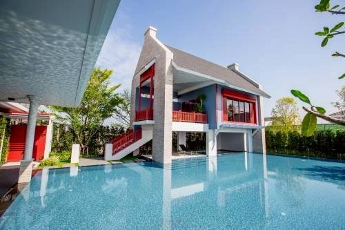 รูป ขายบ้านเดี่ยว โครงการ Villaggio ปิ่นเกล้า–ศาลายา เนื้อที่  60.6 ไร่  ตรว   130.00 ตรม.   3  ห้องนอน 3 ห้องน้ำ - รูปที่ 3/12