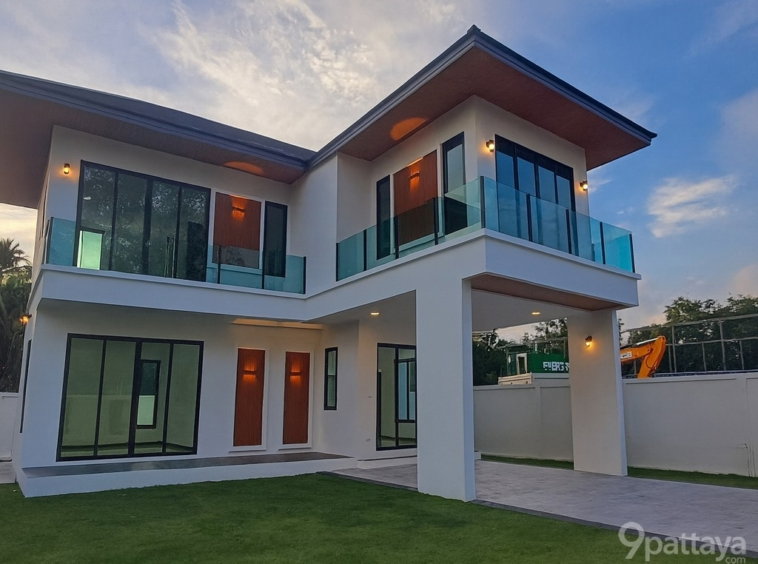 รูป บ้านใหม่มือหนึ่งห้วยใหญ่ อากาศดีเงียบสงบ พื้นที่กว้าง ขนาด 100 ตารางวา 3 ห้องนแน 3 ห้องน้ำ  - รูปที่ 1/1