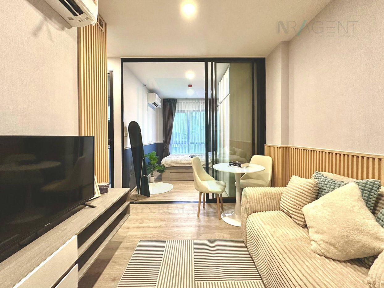 รูป 🎊 ให้เช่าคอนโด ออริจิ้น ปลั๊ก แอนด์ เพลย์ สิรินธร สเตชั่น อาคาร 1 ชั้น 4 1 ห้องนอน ขนาด 26 ตรม ใกล้ MRT สิรินธร - รูปที่ 2/8