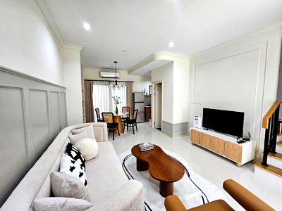 Houses for rent Bangkok : [RENT]  HST0100   Baan Klang Muang Rama 9 - Krungthep Kreetha     (ID with @in front, LINE ID:  @idhomeland)