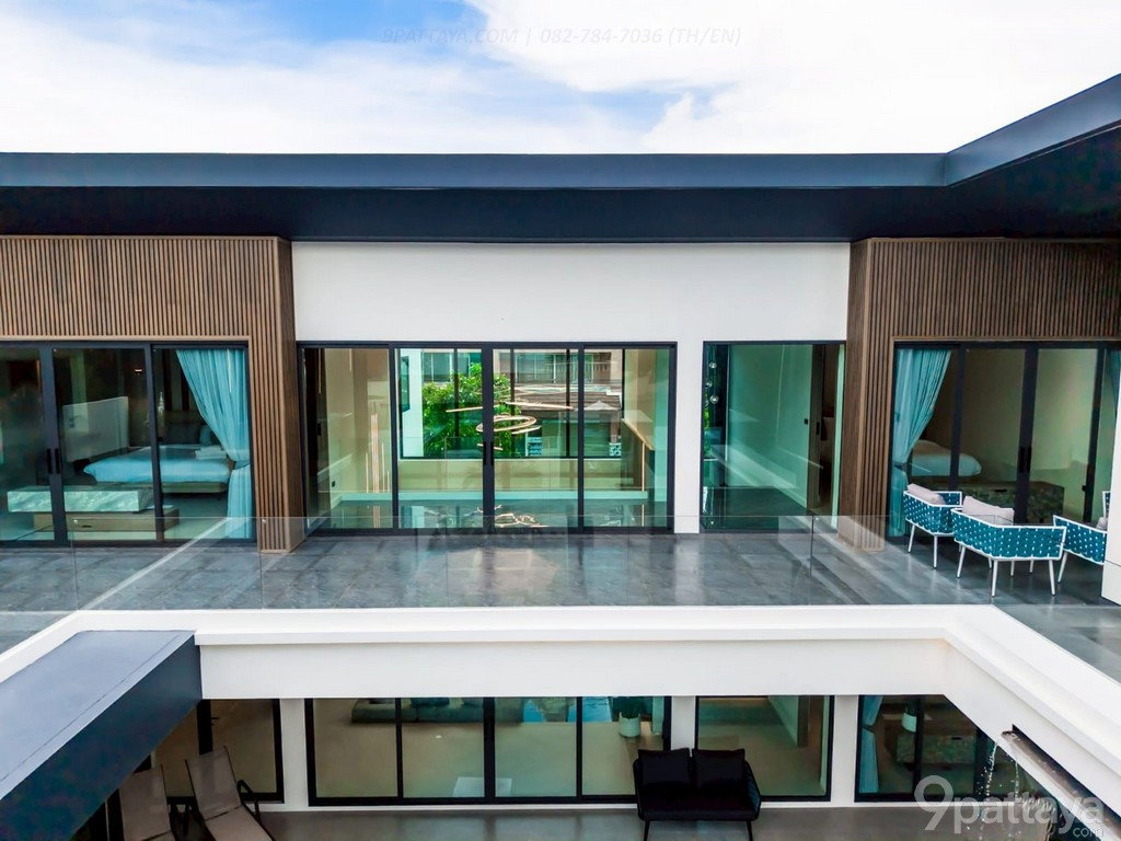 รูป ขาย บ้านหรูสร้างใหม่ | Nagawari Village – พัทยา ✨ ที่ดิน 148 ตร.ว. • พื้นที่ใช้สอย 630 ตร.ม. • 7 ห้องนอน / 8 ห้องน้ำ • เฟอร์นิเจอร์ครบ - รูปที่ 13/15
