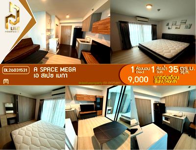 Condos for rent ikea bangna : DL26031531 Condo for rent, A space mega near -, ready to move in, call urgently 0638692663 LineID @523dslwi