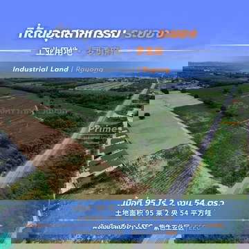 ขายที่ดินสวย ทำเลดี แหล่งนิคมอุตสาหกรรม จ.ระยอง