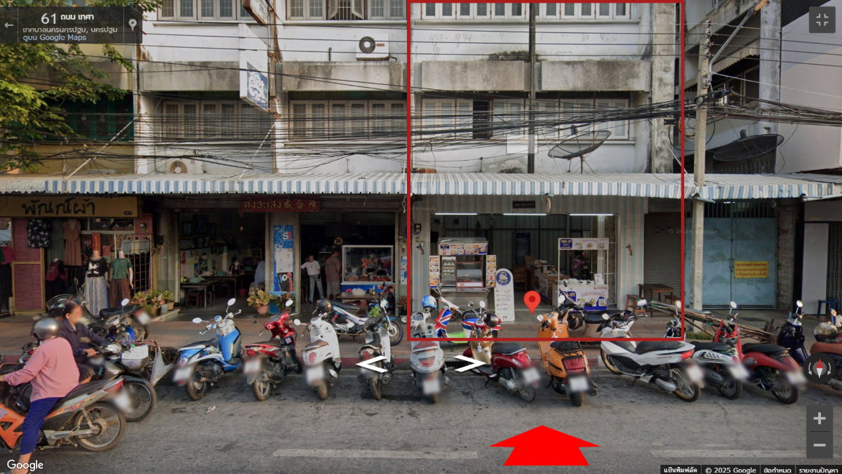 รูป ให้เช่า อาคารพาณิชย์ 2 คูหาครึ่ง ตึกมุม ตลาดเช้า-ตลาดเย็น ซอย2 นครปฐม  หน้ากว้าง 10 m.  - รูปที่ 4/15