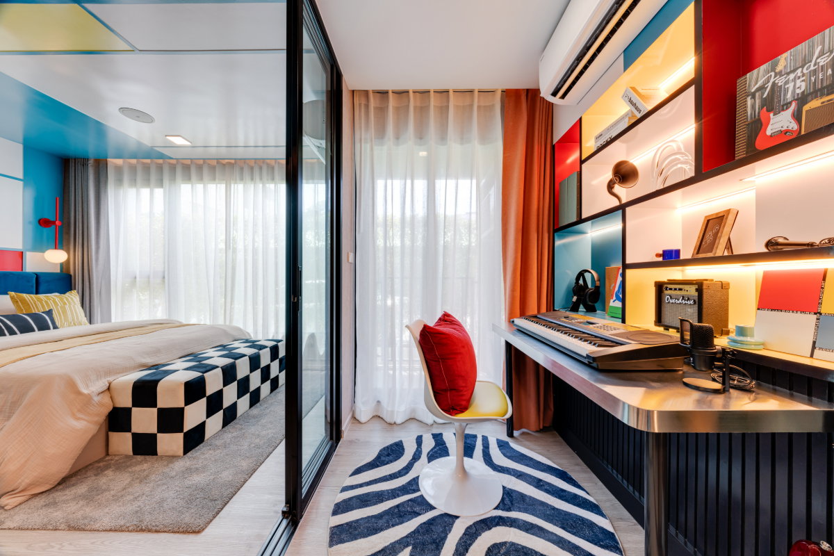 รูป คอนโดบางแสน สุดเริ่ดด [ห้องใหญ่ที่สุดในโครงการ] Kave Coco Bangsaen 1 Bed Plus (35 ตร.ม.) ห้องอเนกประสงค์ปรับเปลี่ยนได้ตามใจคุณ! - รูปที่ 5/19