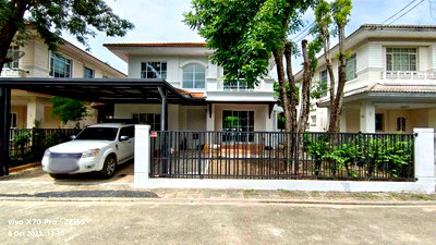 Houses for rent North Bangkok University Rangsit Campus : Two-story detached house for rent in Chaiyapruek Village, Klong 4 Road, Rangsit-Nakhon Nayok side, Soi 19, Thanyaburi, Pathum Thani.