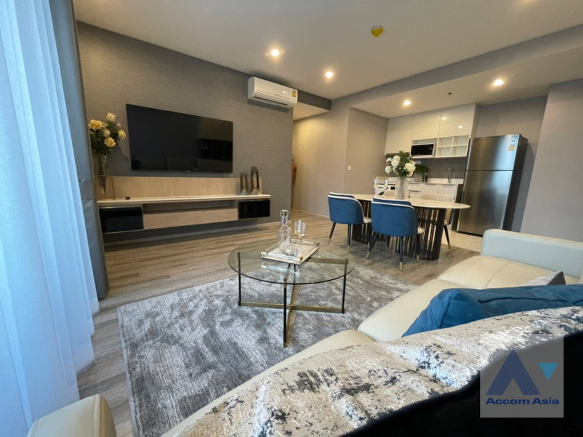 รูป 🔼🔽 AccomA 📩 Fully Furnished 2 BR Condominium @Ideo Mobi Sukhumvit 66 (AA42236) - รูปที่ 3/15