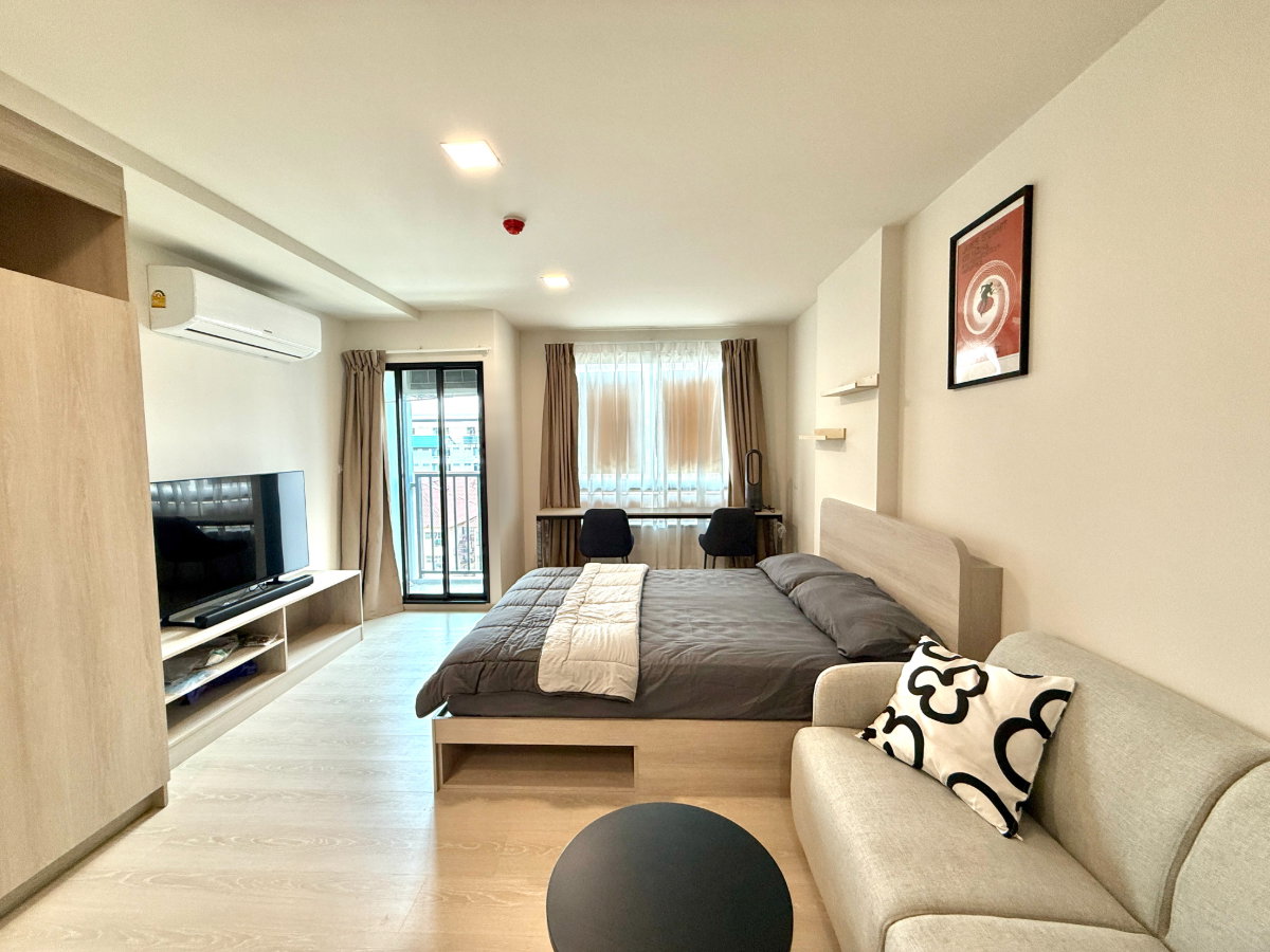 รูป 📣ให้เช่าคอนโด🎉✨ “Dcondo Hype” 💎ตรงข้าม ม.กรุงเทพ มีบริการรถรับ-ส่ง  พร้อมเข้าอยู่🎉 - รูปที่ 2/7