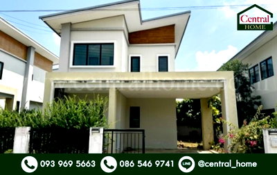 ขายบ้านเดี่ยว : บ้านเดี่ยว 2 ชั้น วิสต้า วิลล์ G คลอง 8 บ้านสวย สไตล์โมเดิร์น ราคาถูก