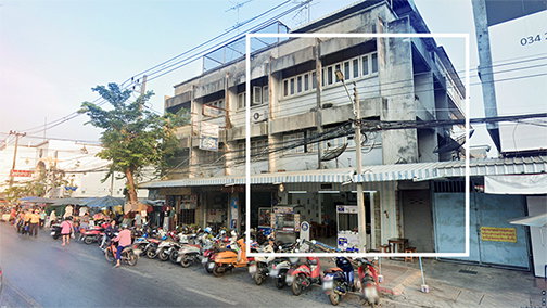 รูป ให้เช่า อาคารพาณิชย์ 2 คูหาครึ่ง ตึกมุม ตลาดเช้า-ตลาดเย็น ซอย2 นครปฐม  หน้ากว้าง 10 m.  - รูปที่ 1/15