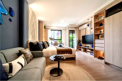 ขายคอนโด : 🌊 วิวสวย ห้องนอนกว้าง ลดครึ่งล้าน! @ The Base Bukit Phuket