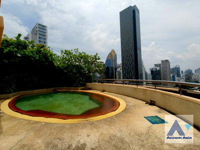 คอนโดให้เช่า : 🔼🔽 AccomA 📩 Penthouse,Private Swimming Pool,Huge Terrace 4 BR Condominium @Baan Na Varang (20907)