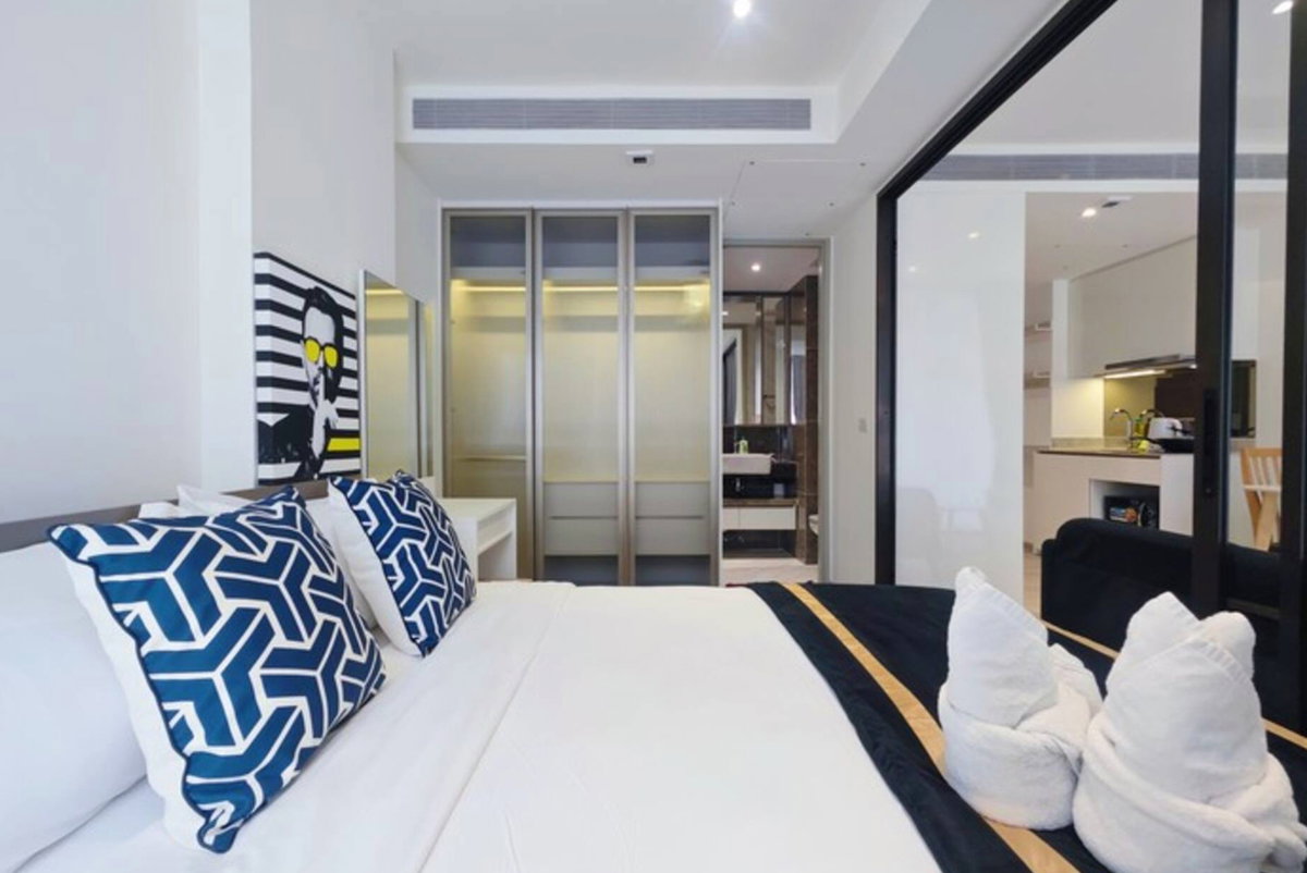 รูป 🔥🔥ราคาพิเศษ 22000฿ เท่านั้น!! ฟินน์ อโศก🌲ห้องสวย วิวดีมาก พร้อมเข้าอยู่เลยค่ะ!! - รูปที่ 2/11