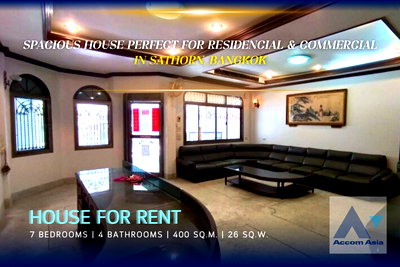 Townhouses for rent : 🔼🔽 AccomA 📩 House for Rent in the Sathorn area (1520623)