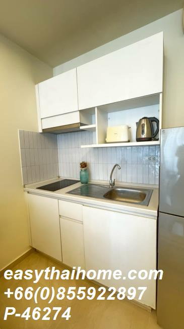 รูป [ให้เช่าด่วน | เจ้าของลดราคาพิเศษ P-46274] ทรู ทองหล่อ เขตห้วยขวาง มีเครื่องซักผ้า 16,500 บาท Line @easythaihome 085-592-2897 - รูปที่ 4/9