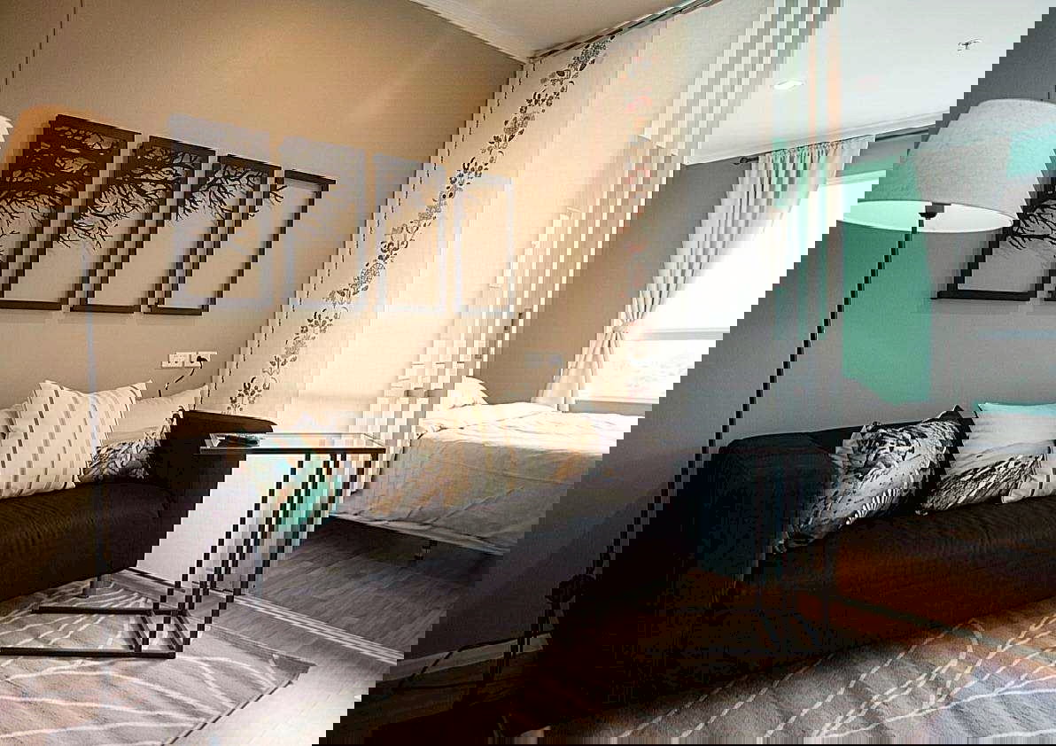 รูป 🏡✨คอนโดแต่งสวย โทนอบอุ่น น่าอยู่สุดๆ ใจกลางเมือง 🌿💛 วิวดี ลมเย็น ระเบียงทิศตะวันออก รับแดดเช้าเต็มๆ ☀️ - รูปที่ 6/8