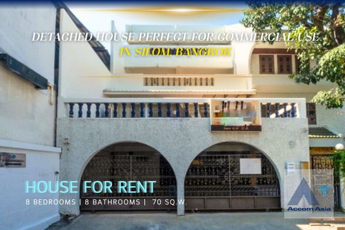 🔼🔽 AccomA 📩 Large family home with greenery and natural ventilation in Silom (AA39989)