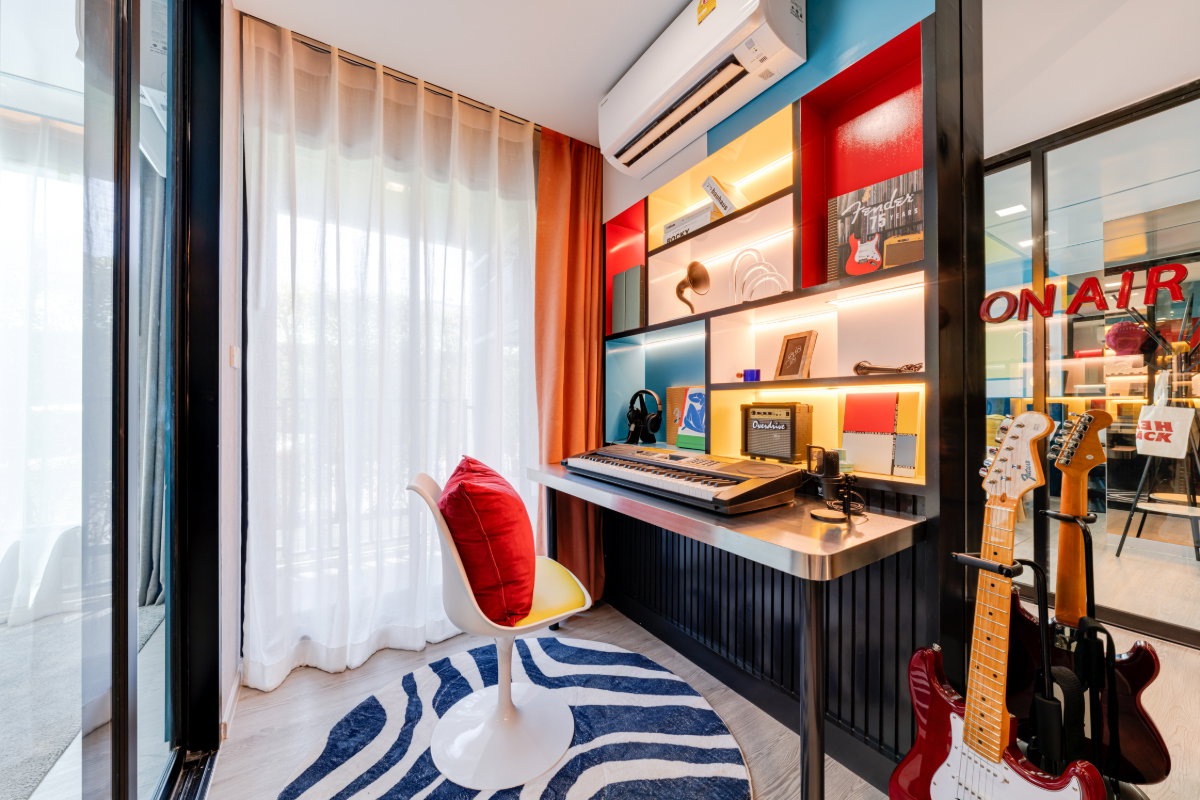 รูป คอนโดบางแสน สุดเริ่ดด [ห้องใหญ่ที่สุดในโครงการ] Kave Coco Bangsaen 1 Bed Plus (35 ตร.ม.) ห้องอเนกประสงค์ปรับเปลี่ยนได้ตามใจคุณ! - รูปที่ 4/19