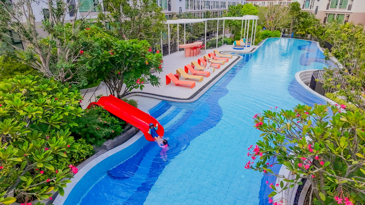 รูป คอนโดบางแสน Kave Coco Bangsaen ห้องใหญ่ 1 Bed Extra (28 ตร.ม.+) ตู้เสื้อผ้า 2 ชุด อยู่สบาย เก็บของจุใจ ใกล้ ม.บูรพา! - รูปที่ 14/25