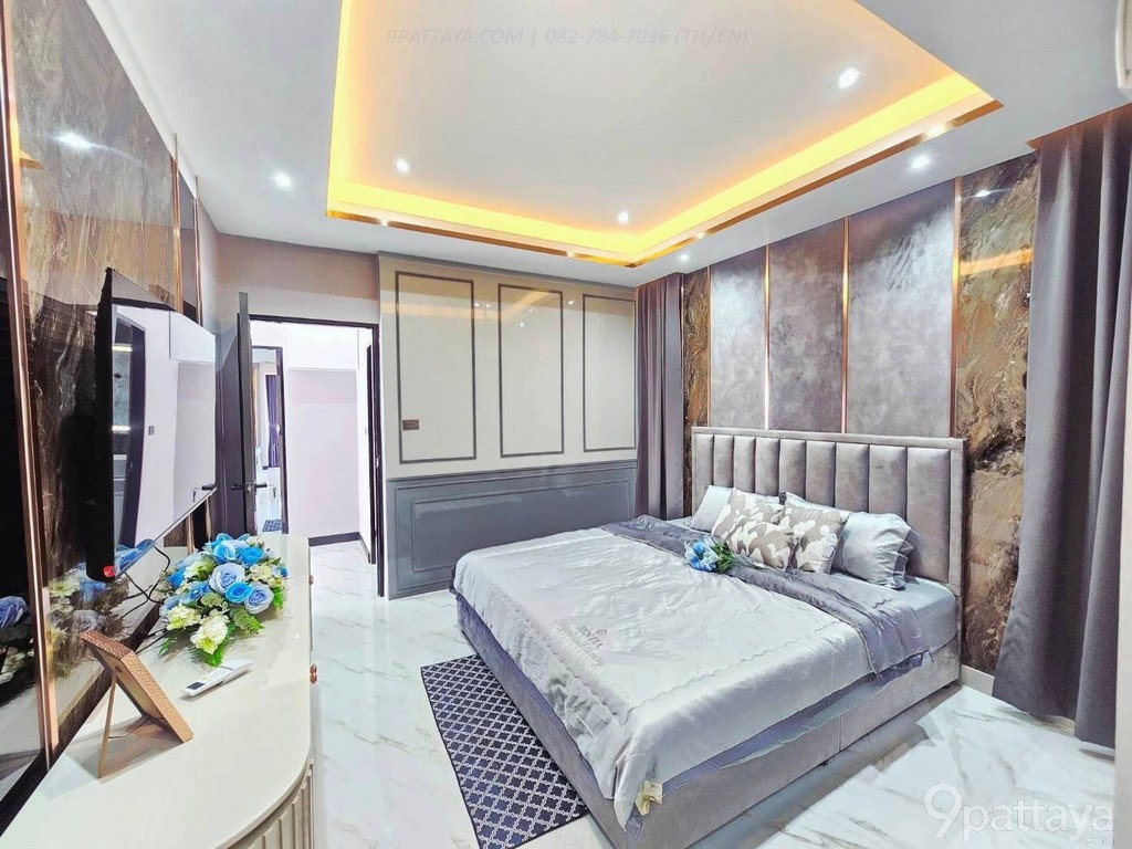 รูป บ้านเดี่ยวพูลวิลล่า | Central Park 2 พัทยา ✨ บ้านหรูในโครงการคุณภาพ ทำเลเด่น ติด McDonald’s และธนาคารกสิกร เหมาะสำหรับครอบครัวใหญ่ หรือบ้านพักอาศัยหรู - รูปที่ 14/15