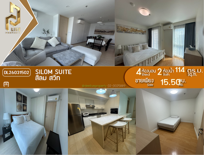 DL26031502 Condo for sale, Silom Suite near BTS เซนต์หลุยส์, ready to move in, call urgently 0800343450 LineID @655ebbvc