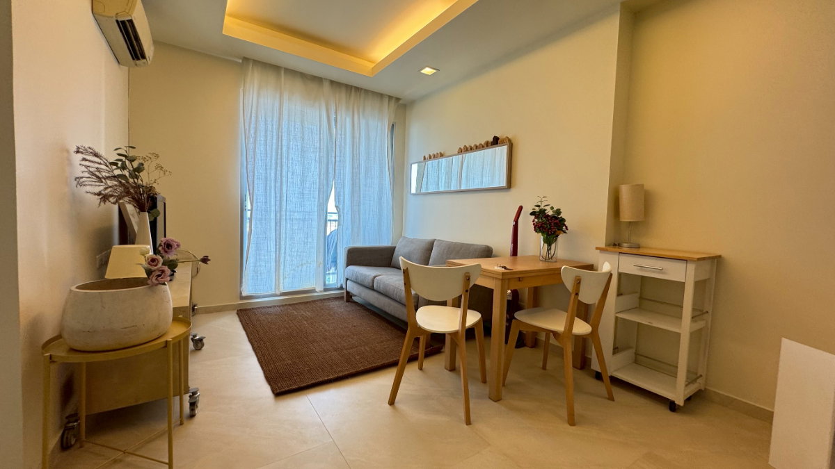 รูป [ให้เช่าด่วน | เจ้าของลดราคาพิเศษ P-46274] ทรู ทองหล่อ เขตห้วยขวาง มีเครื่องซักผ้า 16,500 บาท Line @easythaihome 085-592-2897 - รูปที่ 1/9