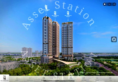 Condos for sale Mega Bangna : 🚅 For Sale: 2-Bedroom Condo 📍Whizdom The Forestias Convenient transportation with public transit 🚆 Close to the Dark Green BTS Line
