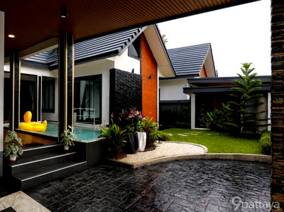 Houses for sale Bang Lamung Chonburi : For Sale | Modern Luxury Pool Villa – Pong, Pattaya ✨