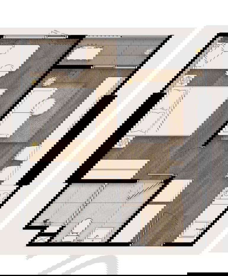 รูป ND0446 For rent The LIVIN Phetkasem ห่างจาก MRT ภาษีเจริญ เพียง 200 เมตร พร้อมเข้าอยู่ - รูปที่ 6/9