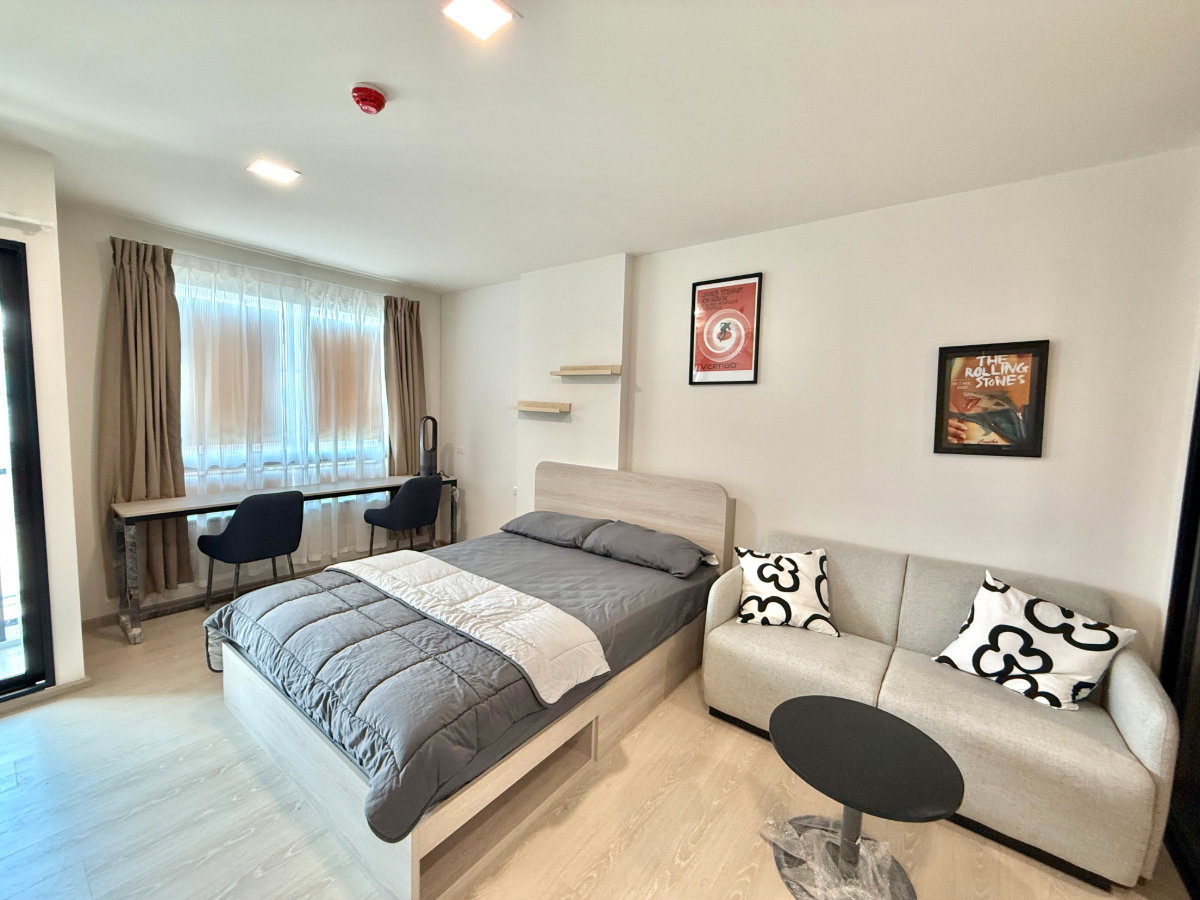 รูป 📣ให้เช่าคอนโด🎉✨ “Dcondo Hype” 💎ตรงข้าม ม.กรุงเทพ มีบริการรถรับ-ส่ง  พร้อมเข้าอยู่🎉 - รูปที่ 1/7