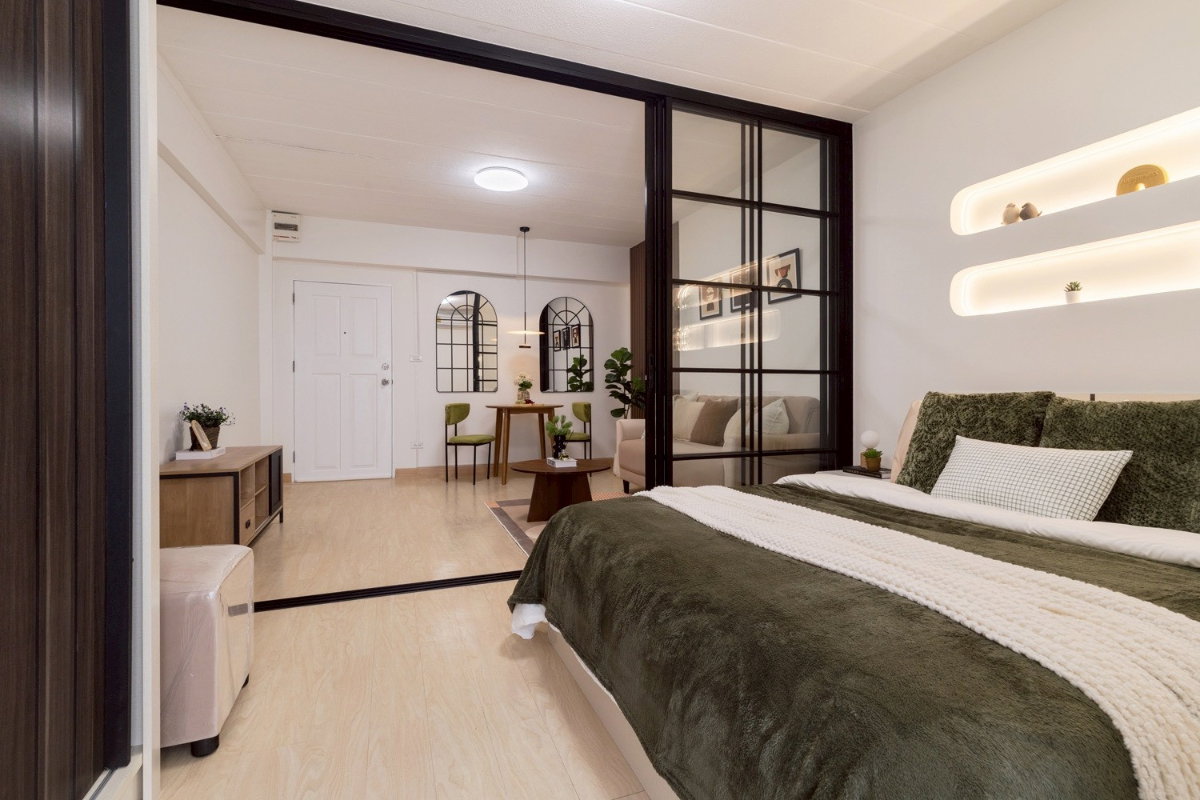 รูป 🍃Condo365310326🍃 รัชดาซิตี้ คอนโด  ✅ ว่าง ✅ ซอยประชาราษฏร์บำเพ็ญ 7 - รูปที่ 9/14