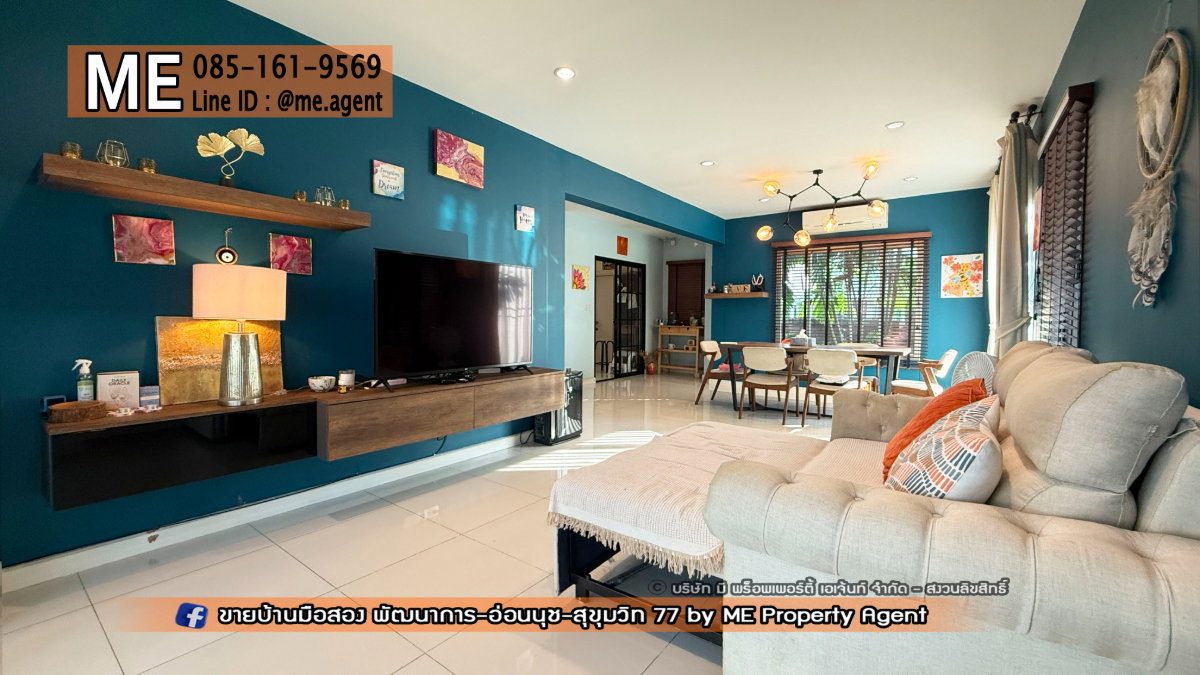 รูป ให้เช่า บ้านเดี่ยว เดอะ แพลนท์ เอสทีจ พัฒนาการ 38 ตกแต่งสวย พร้อมเข้าอยู่ ใกล้ เอกมัย - ทองหล่อ - สุขุมวิท โทร 064-954-9619 (RBE26-55) - รูปที่ 6/26