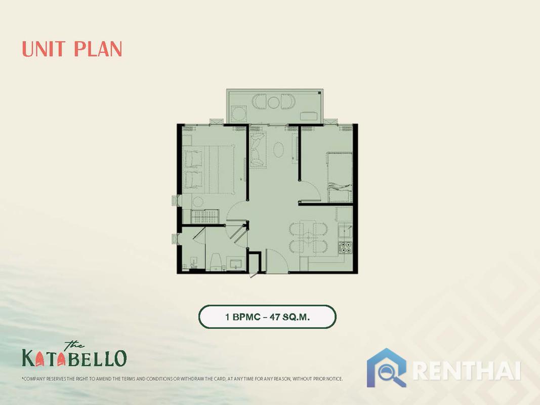 For sale condo 2 bedrooms at The Title Katabello - image 3