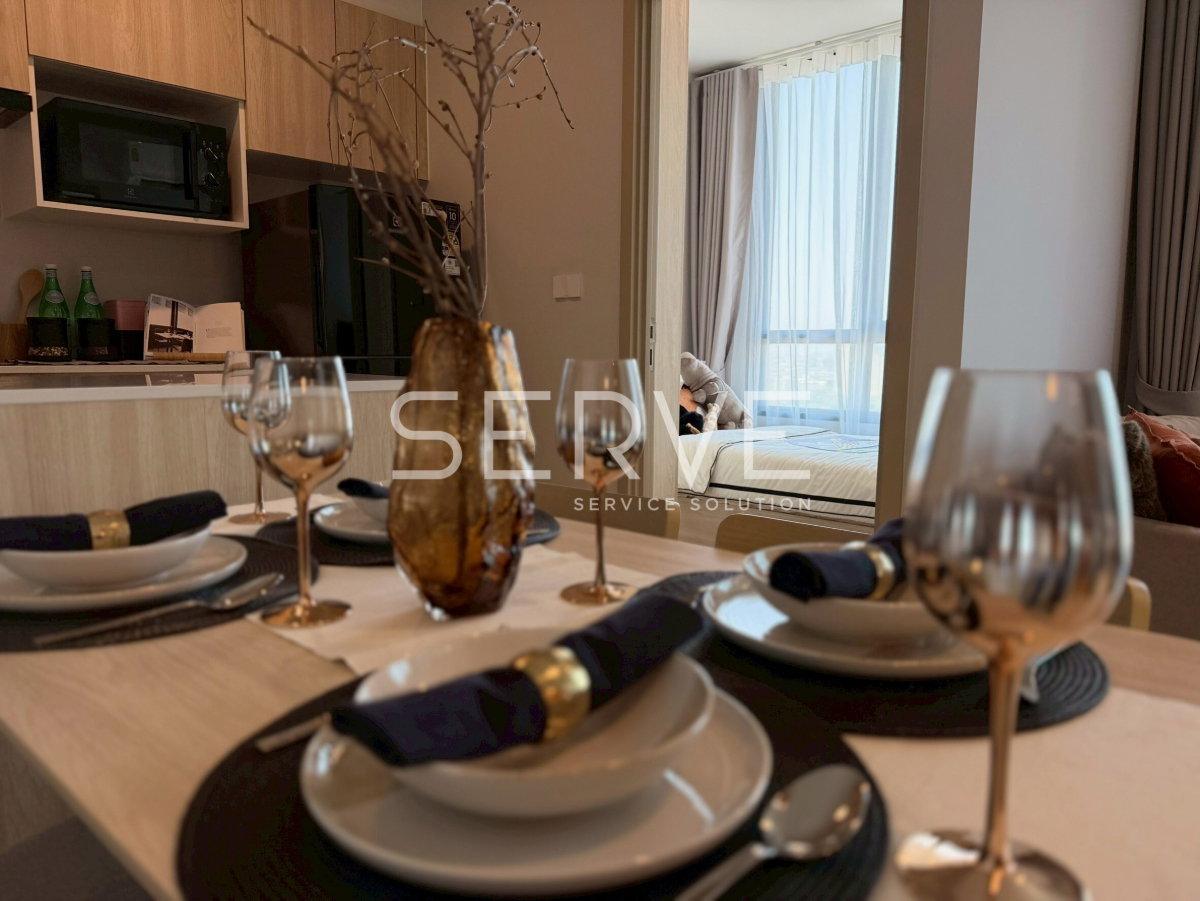 รูป 🔥2นอน ห้องใหม่ แต่งสวย ชั้นสูง วิวโล่ง เฟอร์นิเจอร์จัดเต็ม พร้อมอยู่ คอนโดใหม่ทำเลดีๆ เดิน20ก้าว ถึง เมกาบางนา @ NUE Mega Plus Bangna - รูปที่ 3/7