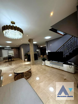 Houses for rent Airport Link Ramkhamhaeng : 🔼🔽 AccomA 📩 Fully Furnished 2 BR House @Moo Baan Tararom  (AA42187)