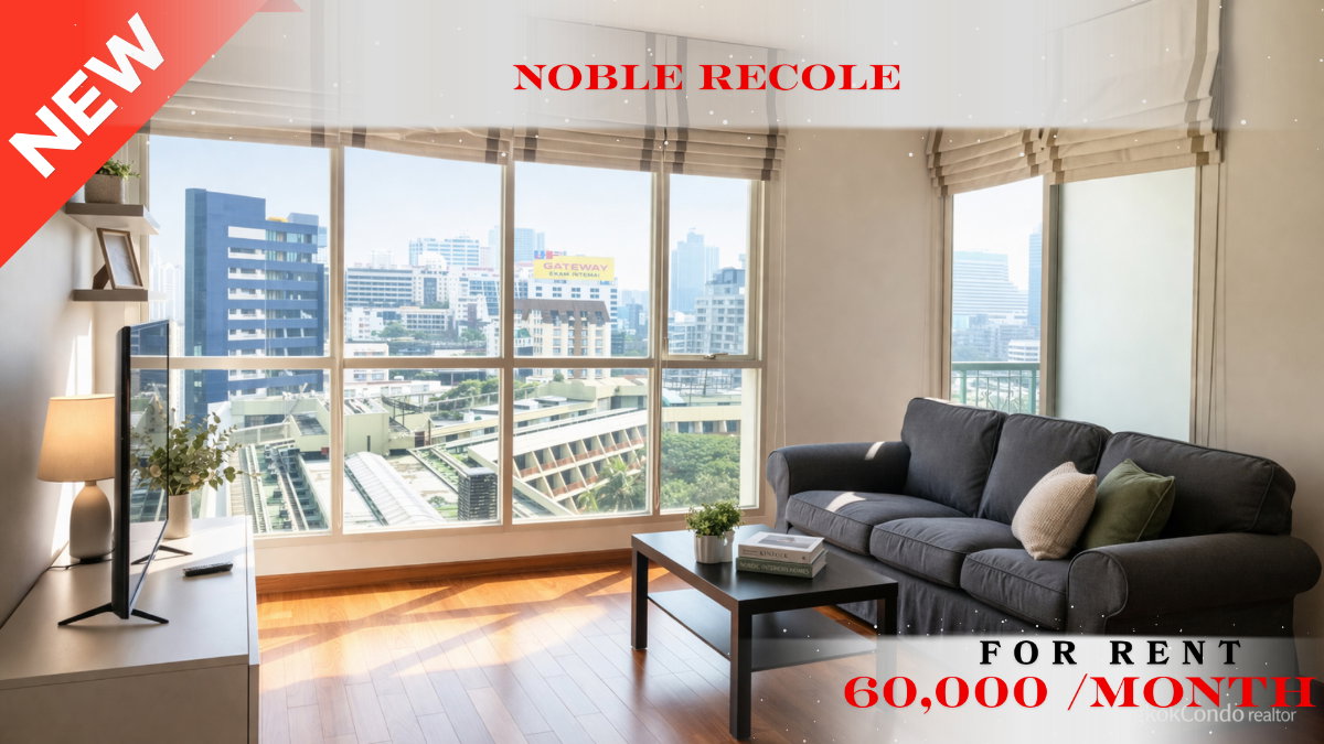 รูป 🍀🍀🍀 Fully furnished💝 ให้เช่า📌 โนเบิล รีโคล(Line:@rent2022)BTS ทองหล่อ✨พร้อมเข้าอยู่🌼A11053 - รูปที่ 1/17