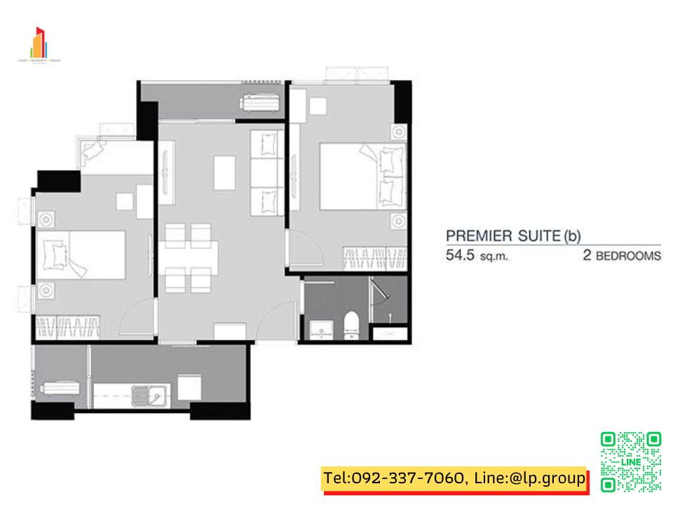 รูป ให้เช่าคอนโดแต่งหรู "Supalai Loft Prajadhipok - Wongwian Yai"  ใกลฺ้รถไฟฟ้า BTS วงเวียนใหญ่ ปลอดภัย เดินทางสะดวก พร้อมอยู่ - รูปที่ 10/10