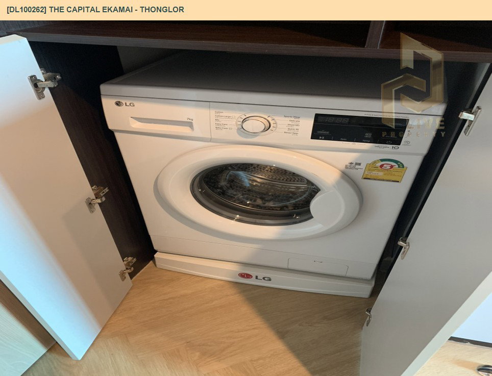 รูป DL100262 ให้เช่าคอนโด เดอะ แคปิตอล เอกมัย - ทองหล่อ (The Capital Ekamai - Thonglor) ใกล้ BTS ทองหล่อ พร้อมเข้าอยู่ โทรด่วน 0842740999 LineID @523dslwi - รูปที่ 9/11